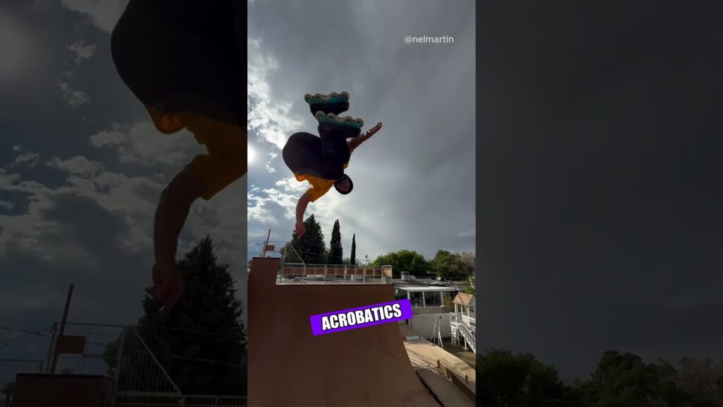 Freestyle roller skating is getting crazy (@nelmartin) #sports #rollerskating