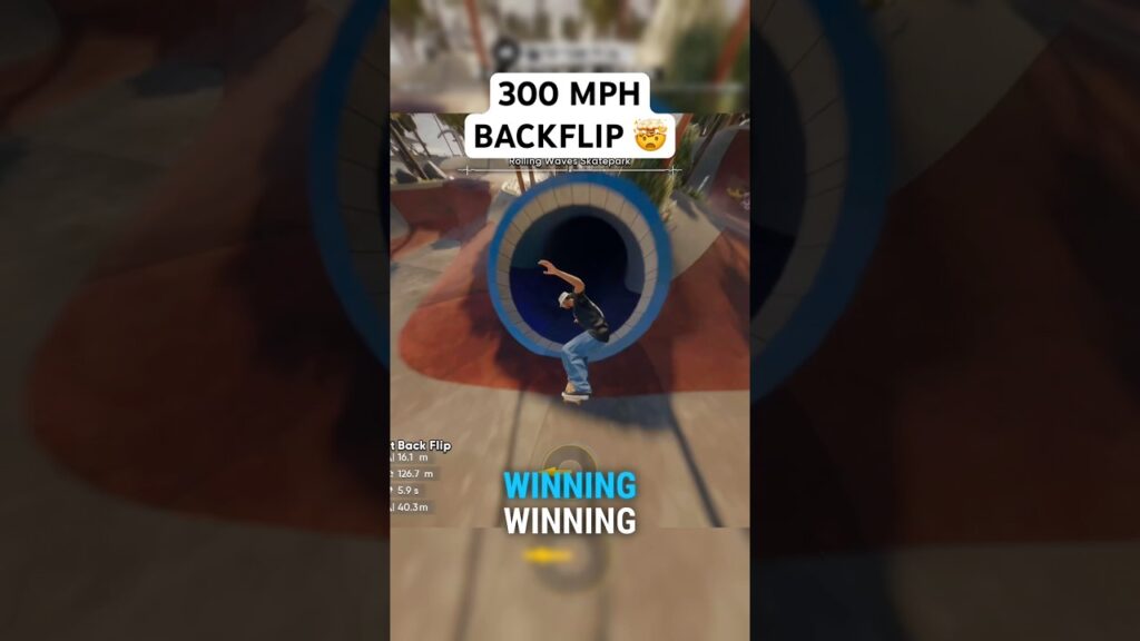 INSANE Tunnel Gap in SKATE🤯🔥 #skate4 #skate #viralvideo #viralshort #skateglitch