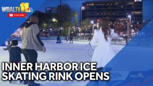 Ice Rink opens at Baltimore’s Inner Harbor