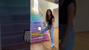 This Woman Made Staircase with jelly | But do you want it in your home 😱🫡 #respect #shorts #ytshorts