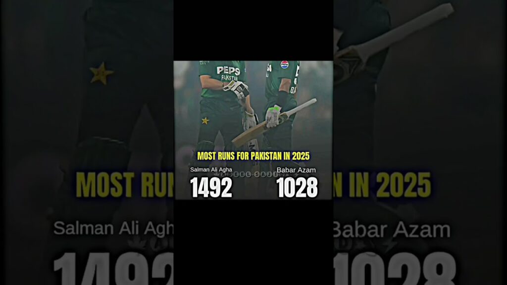 Most runs for Pakistan sides in 2025 🥹 but imagine babar azam 💭 #babarazam #cricketplayer #cricket