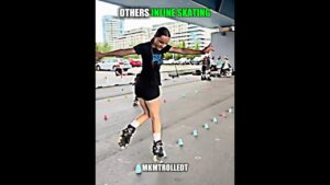 Normal Inline Skating Vs Queen Of Skating