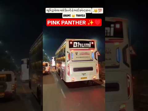 Ha Moj Haa || Bhumi Travels ✨♥️ Pink Panther Luxury Bus 😱#youtubeshorts #viral #reels #shorts #dance