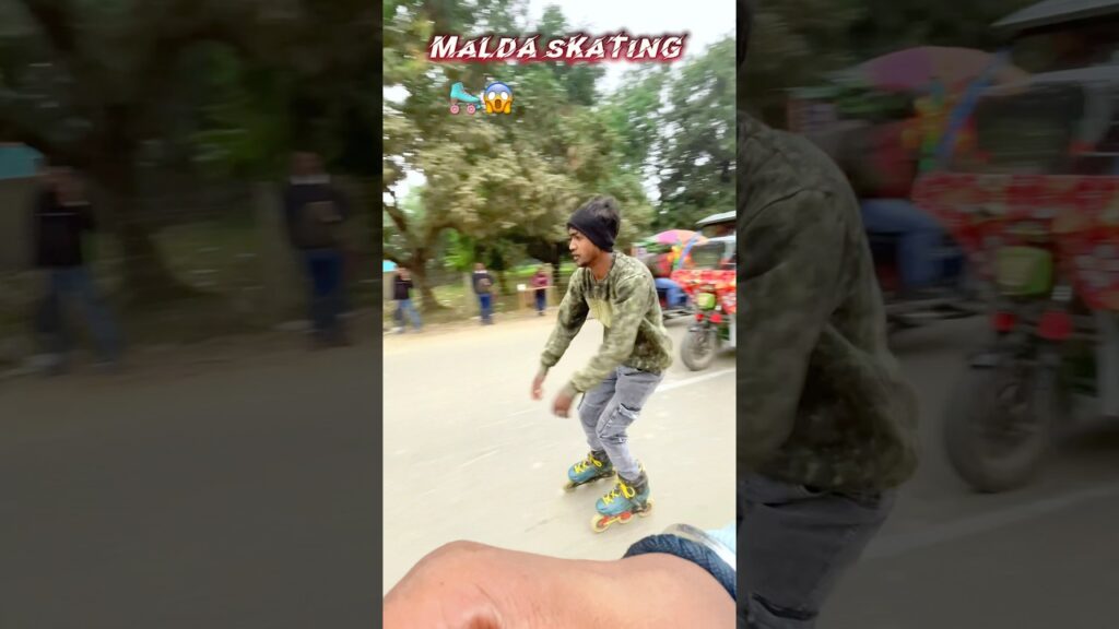 Skating 🛼 public reaction India #inlineskating #india #viralshorts