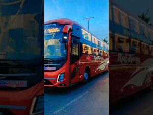 Rajratan Travels ||✨♥️ Luxurious Bus Volvo 9600’S 😱#funny #travel #youtubeshorts #shorts #viral #bts