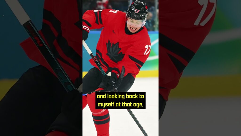 Makar in awe of Celebrini 馃ぉ