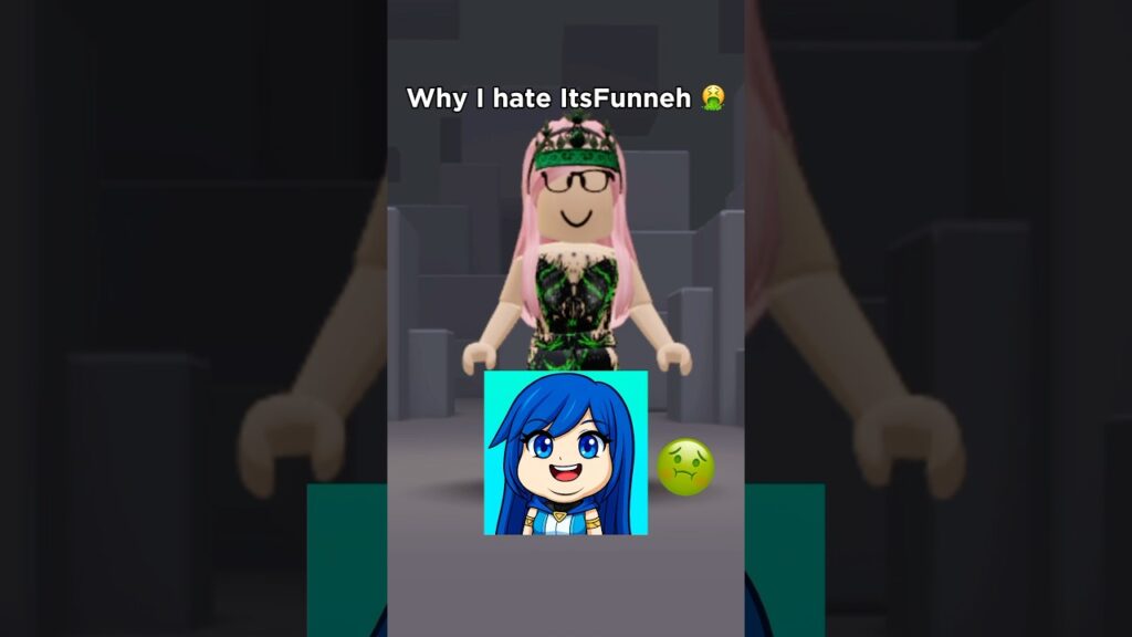 Ewww Itsfunneh 🤮🤢 #roblox #robloxshorts #shorts #fyp #shorts #youtubefeed #itsfunneh #krew