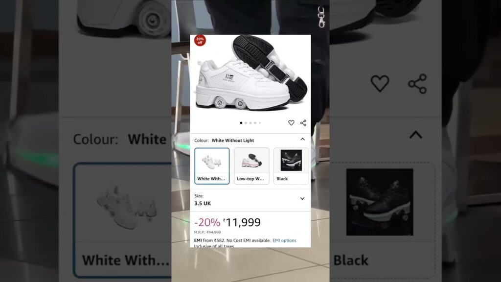 Roller Skates Shoes 👟 Only under Rs 320 😱😱 #rollerskatingshoes #shoes #trending #Viral #fashion