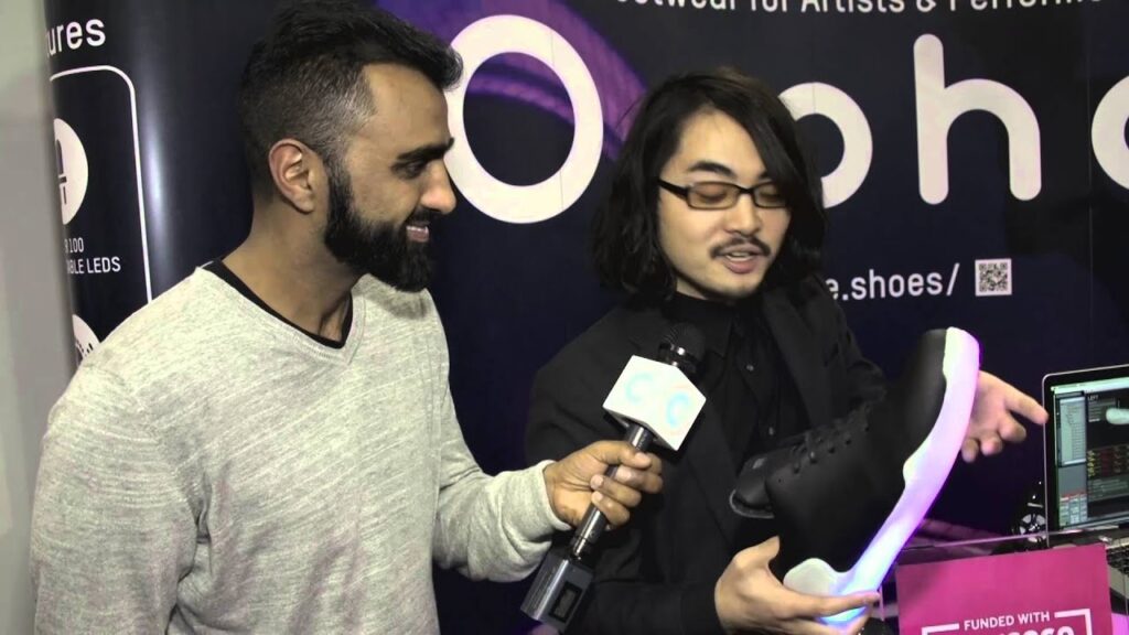 Put on your boogie shoes: Orphe Smart LED Shoes! | CES 2016 | GetConnected