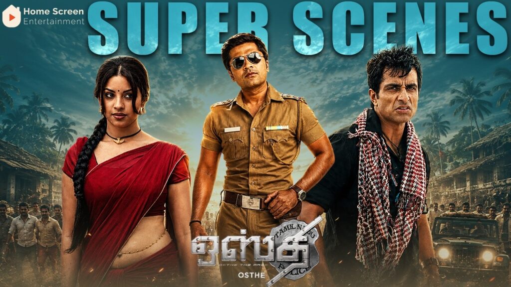 Osthe Super Scenes | The Most Fearless Police Officer in Town.!! | Silambarasan | Santhanam | Richa